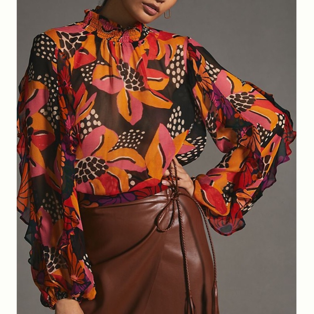 FARM Rio Multicolor Floral Blouse